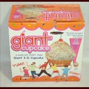 Giant cup cake baking mould set